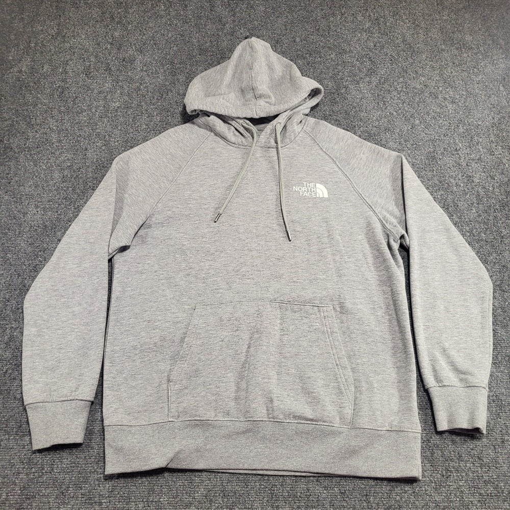 The North Face Women's Face Box NSE Pullover Gray Hoodie Sweatshirt Size Large